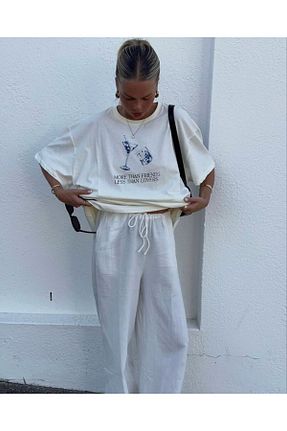 تیشرت سفید زنانه اورسایز Jose Clothing - کد 896645726