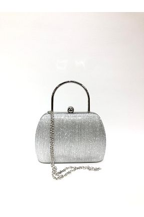 کیف مجلسی طوسی زنانه چرم مصنوعی womenacs - کد 896659491