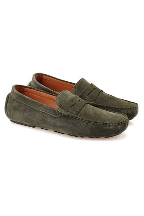کفش لوفر سبز مردانه چرم خالص Desa - کد 696179876