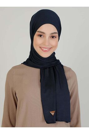 شال سرمه ای زنانه Ecardin - کد 75178768