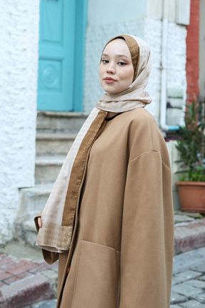 شال بژ زنانه Hint İpek - کد 896703993