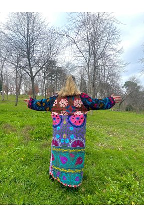 کیمونو و کافتان رنگی زنانه پنبه ای Madame Lucid - کد 896707511