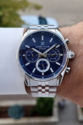 ساعت مچی طوسی مردانه 42 میلی متر Daniel Klein - کد 896605430