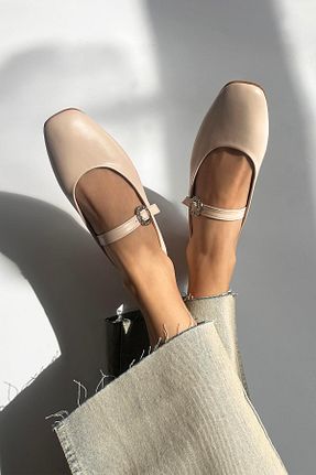 بابت بژ زنانه چرم مصنوعی Straswans - کد 896722676