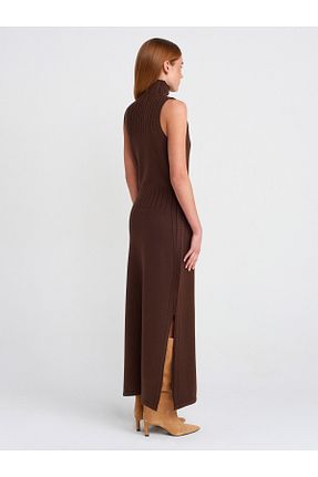 لباس قهوه ای زنانه تریکو Dilvin - کد 896730117