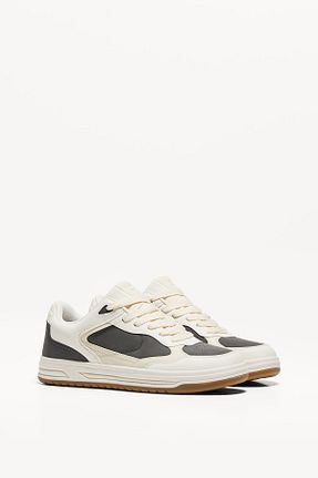 کفش اسنیکر رنگی مردانه بند دار Bershka - کد 896757977