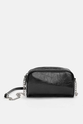 کیف دوشی مشکی زنانه پلی اورتان Pull & Bear - کد 896756873