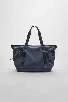 کیف دوشی سرمه ای زنانه پلی استر Stradivarius - کد 896769165