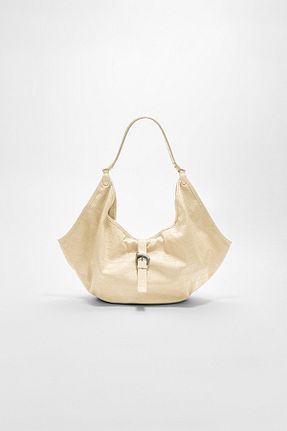 کیف دوشی زرد زنانه پلی اورتان Stradivarius - کد 896769259