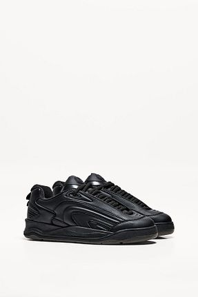 کفش اسنیکر مشکی مردانه بند دار Bershka - کد 896768196