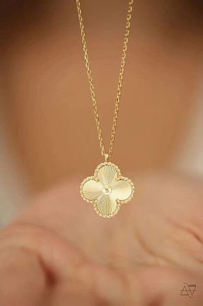 گردنبند نقره زرد زنانه 925 عیار SS Selin Silver - کد 878534007