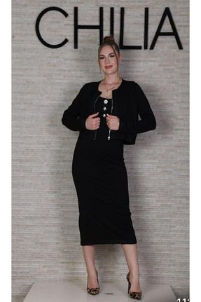 لباس مشکی زنانه Penye Chilia - کد 896787240