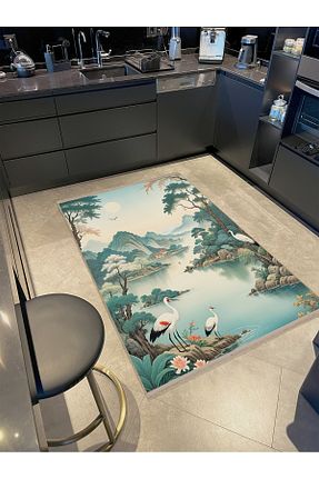 فرش رنگی قابل شستشو Rugs Modern Halı - کد 896802956