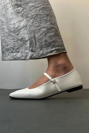 بابت سفید زنانه پلی اورتان Mupa Shoes - کد 846392076