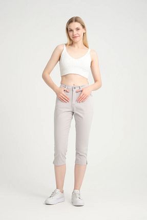 شلوار جین بژ زنانه پاچه تنگ Fibula - کد 896804482