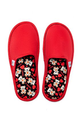 دمپائی خانگی قرمز زنانه پارچه ای Twigy - کد 896808613