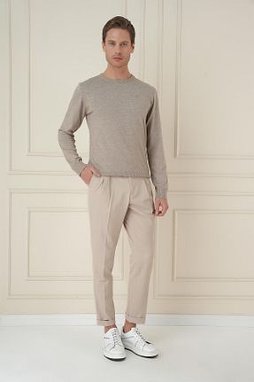 شلوار بژ مردانه بافتنی Efor - کد 896812921