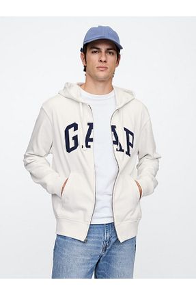 سوئیشرت سفید مردانه چاپی GAP - کد 896802149