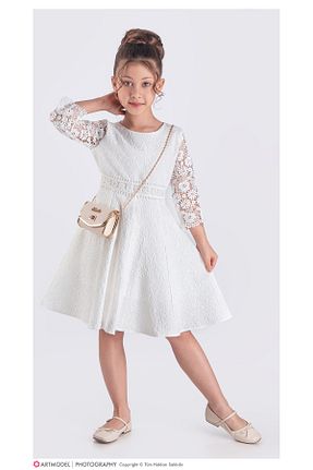 لباس سفید بچه گانه بافتنی Pina Kids - کد 897741892