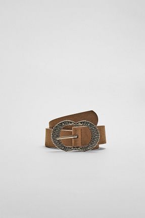 کمربند قهوه ای زنانه پلی اورتان Stradivarius - کد 896819431