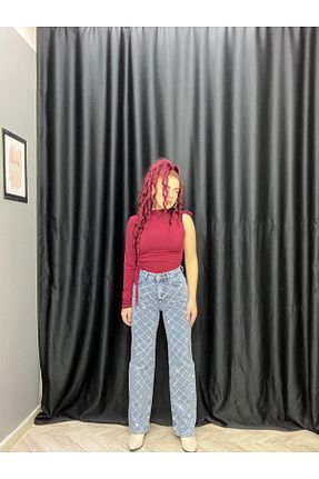 شلوار آبی زنانه جین Butik - کد 896859698