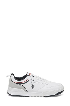 کفش اسنیکر سفید مردانه بند دار U.S. Polo Assn. - کد 883764141