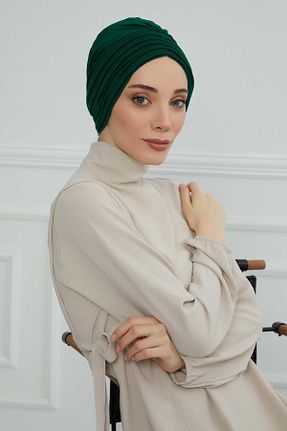 کلاه شنای حجاب سبز زنانه Aisha