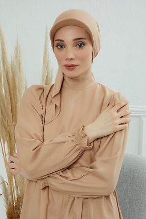 کلاه شنای حجاب قهوه ای زنانه Aisha