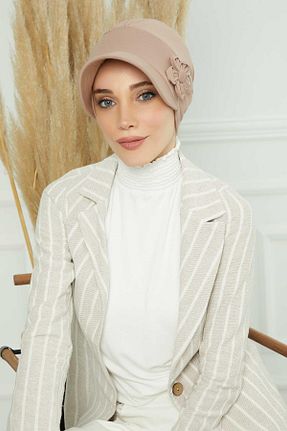 کلاه شنای حجاب قهوه ای زنانه Aisha