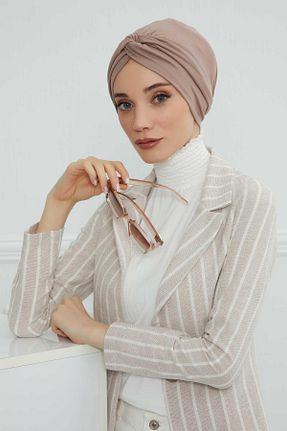 کلاه شنای حجاب قهوه ای زنانه Aisha