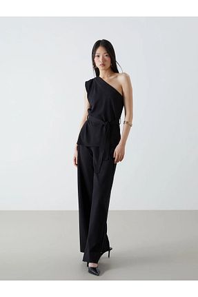 شلوار مشکی زنانه بافتنی LC Waikiki - کد 896872169