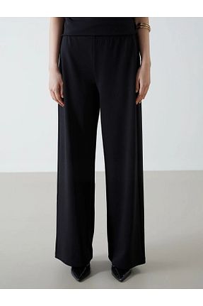 شلوار مشکی زنانه بافتنی LC Waikiki - کد 896872169