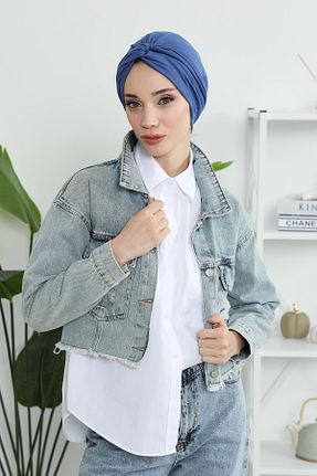 کلاه شنای حجاب سرمه ای زنانه Aisha