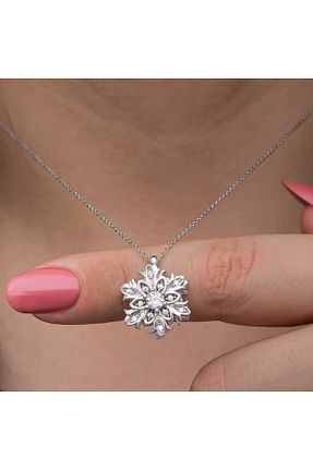 گردنبند نقره زنانه 925 عیار Genel Markalar - کد 896887018