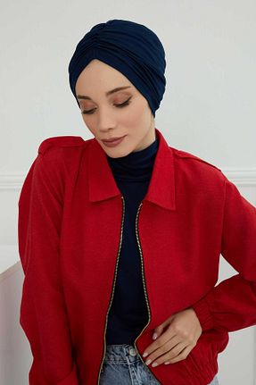کلاه شنای حجاب سرمه ای زنانه Aisha
