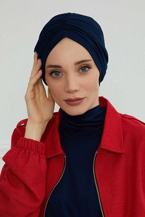 کلاه شنای حجاب سرمه ای زنانه Aisha
