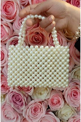 کیف دستی سفید زنانه سایز متوسط Newelry Bijuteri - کد 349816008