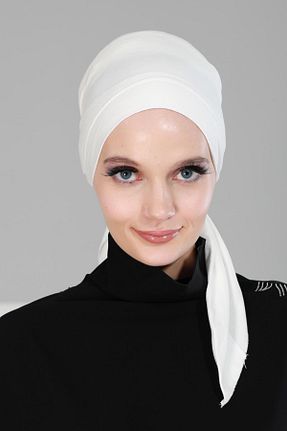 کلاه شنای حجاب بژ زنانه Aisha