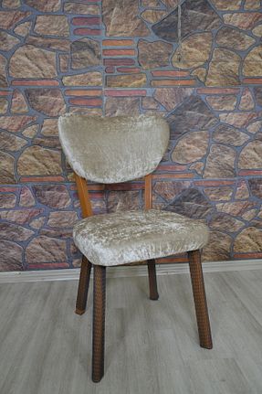 کاور صندلی بژ مخمل kılıfteks - کد 881354870