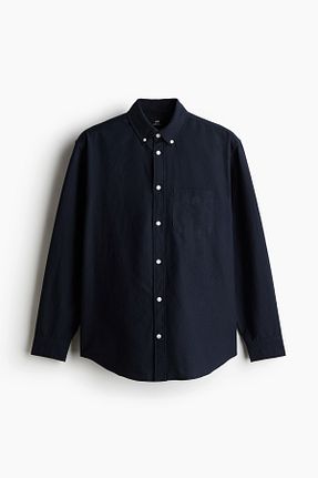 پیراهن سرمه ای مردانه رگولار H&M - کد 917448892