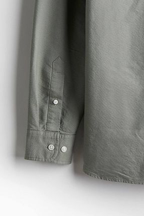 پیراهن سبز مردانه رگولار H&M - کد 917448869