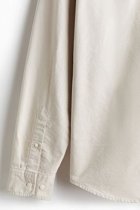 پیراهن بژ مردانه رگولار H&M - کد 917448723
