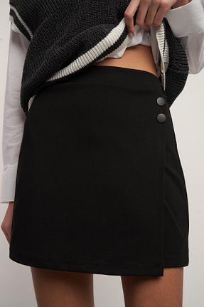 دامن مشکی زنانه ساده citycenterfashion - کد 446309140