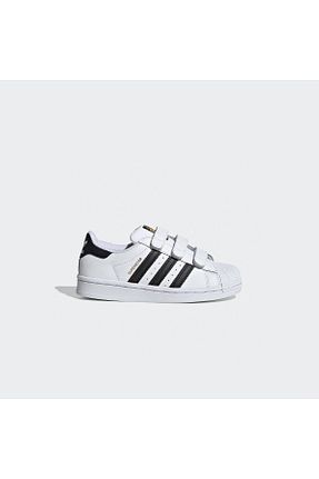 کفش اسنیکر سفید بچه گانه بند دار adidas - کد 100256205