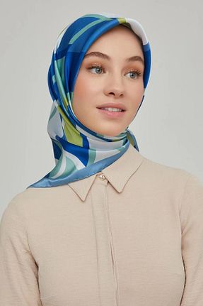 روسری آبی İpek Tivil Armine - کد 752406938