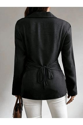 پیراهن مشکی زنانه رگولار Moda Monisa - کد 896907928