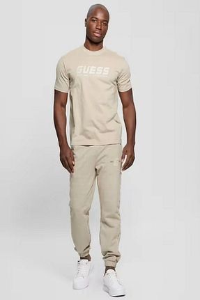 تیشرت بژ مردانه رگولار Guess - کد 889497638