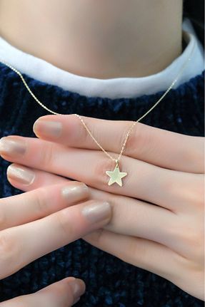 گردنبند طلا زرد زنانه 14 عیار aytekgold - کد 222645079