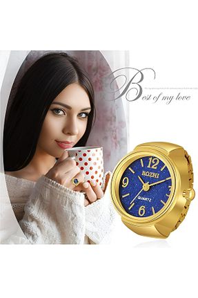 ساعت مچی طلائی زنانه زیر 20 میلی متر Bozhi - کد 881500856