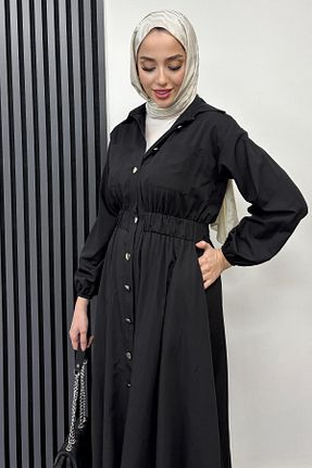 لباس حجاب مشکی زنانه Relaxed Tesettür Diyarı - کد 896943512